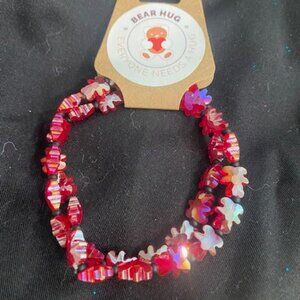 Red/Black Bear Bracelet